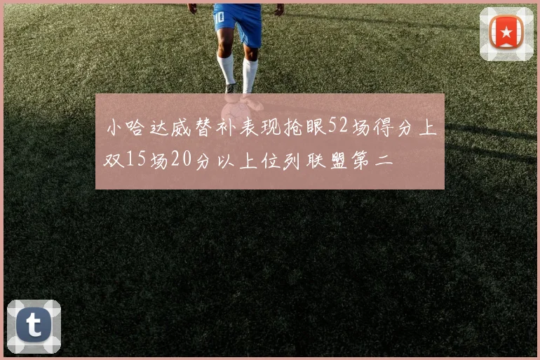 小哈达威替补表现抢眼52场得分上双15场20分以上位列联盟第二